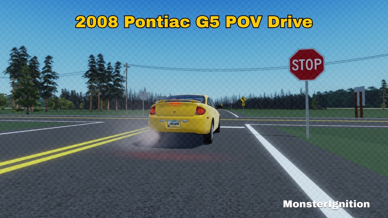 2008 Pontiac G5 POV Drive (CKRP Roblox)