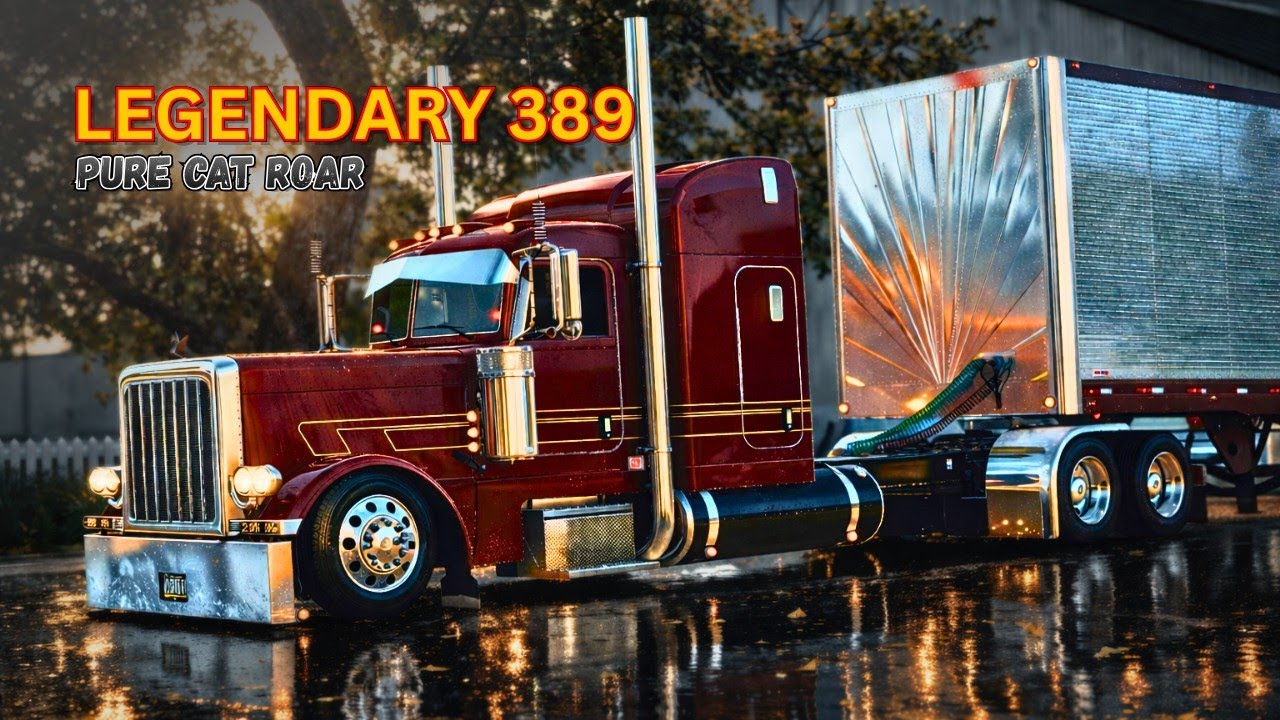 The Ultimate Trucking Experience: Peterbilt 389 Cat C15 ACERT & Utility 4000DX | ATS Realism