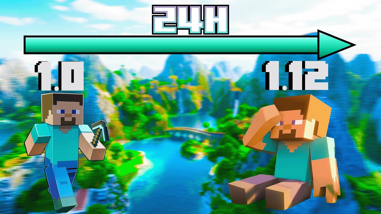 Finir Minecraft dans Toutes les Versions en 24H
