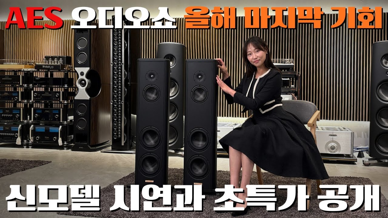 연말을 장식하는 AES 오디오쇼~!! 국내 최초 시연과 함께 신형 스피커 파격 혜택까지 갑니다, 용산에서 만나요~~