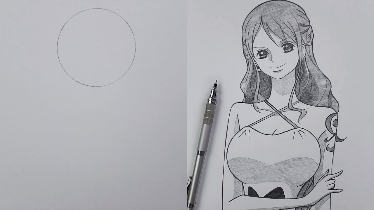 Как легко нарисовать Нами для начинающих | One Piece | ss art1