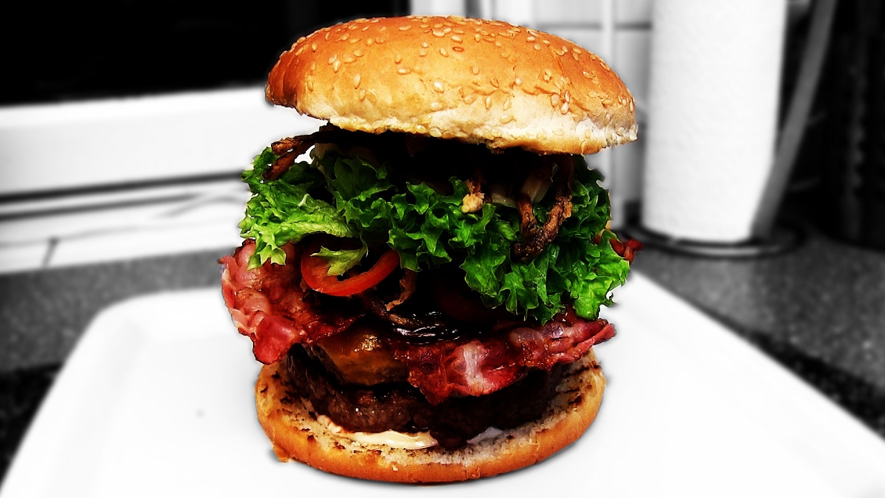 Rezept: DOUBLE STEAKHOUSE BURGER - schnell und einfach selber machen!