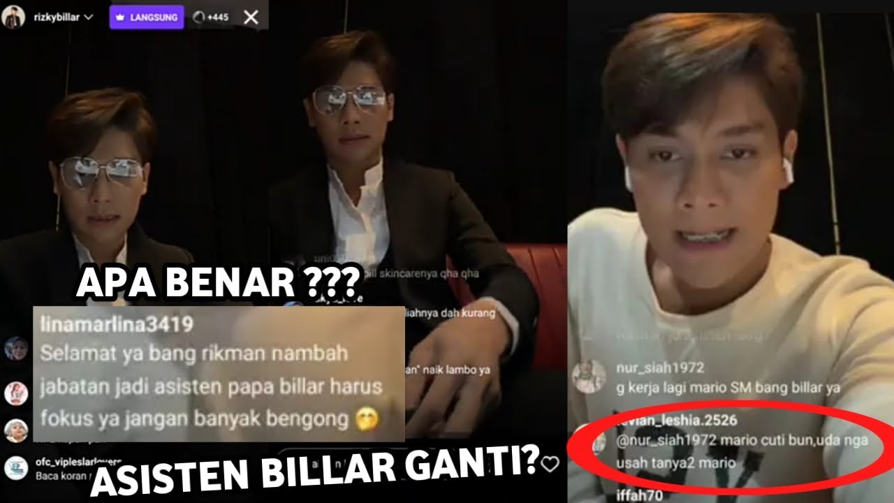ASISTEN RIZKY BILLAR GANTIKAH ? IBU SIWI KASIH KABAR BESOK MALAM LESLAR TAMPIL LIVE DIACARA INI ?