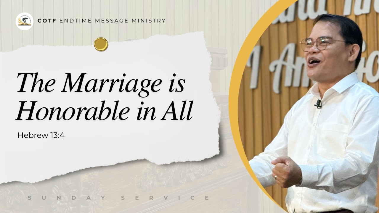 The Marriage is Honorable in All