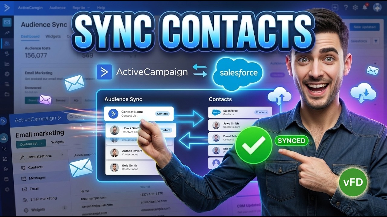 Как синхронизировать контакты ActiveCampaign с Salesforce [Упрощенно]