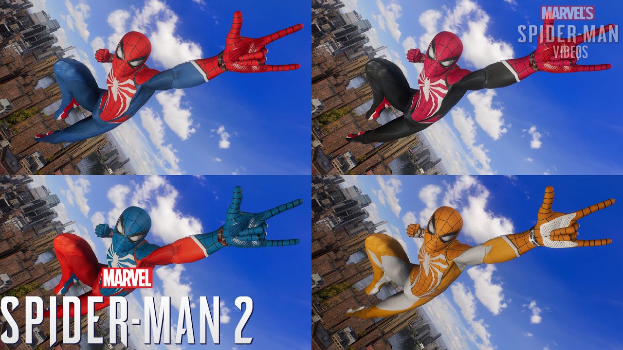 Marvel's Spider-Man 2 - Advanced Suit 2.0 Styles Showcase
