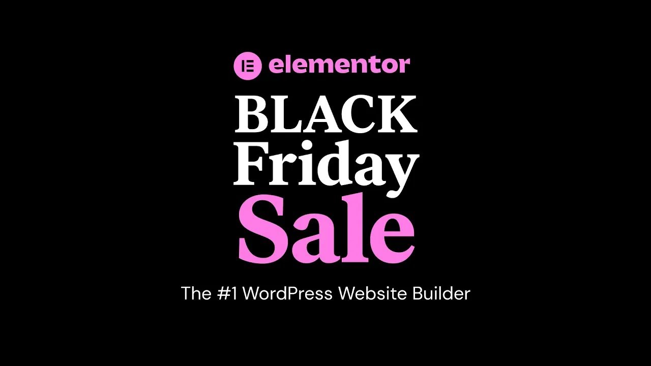 Black Friday Sale - Up to 75% Off Elementor