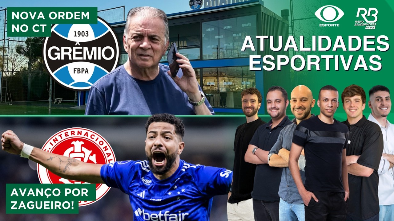 INTER AVANÇA POR ZAGUEIRO | NOVA ORDEM NO CT DO GRÊMIO | Atualidades Esportivas (10/03/26)