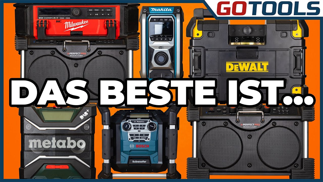 Die Top-Baustellenradios im Vergleich: Welches ist das Beste? Mit Verlosung!