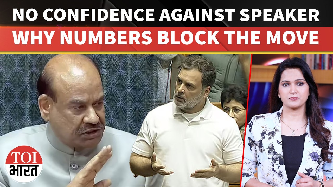 Explained: What A No-Confidence Motion Against The Lok Sabha Speaker Means And How It Works
