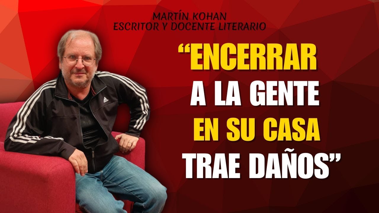 Martín Kohan: “Nos estamos acostumbrando al agravio y el estado adoptó esa modalidad