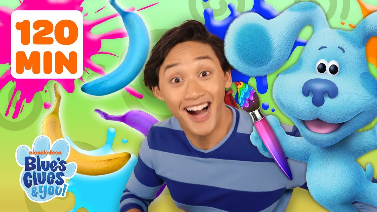 Guess the Missing Color Game Mashup MARATHON! w/ Blue & Josh | 2+ hours | Blue's Clues & You!