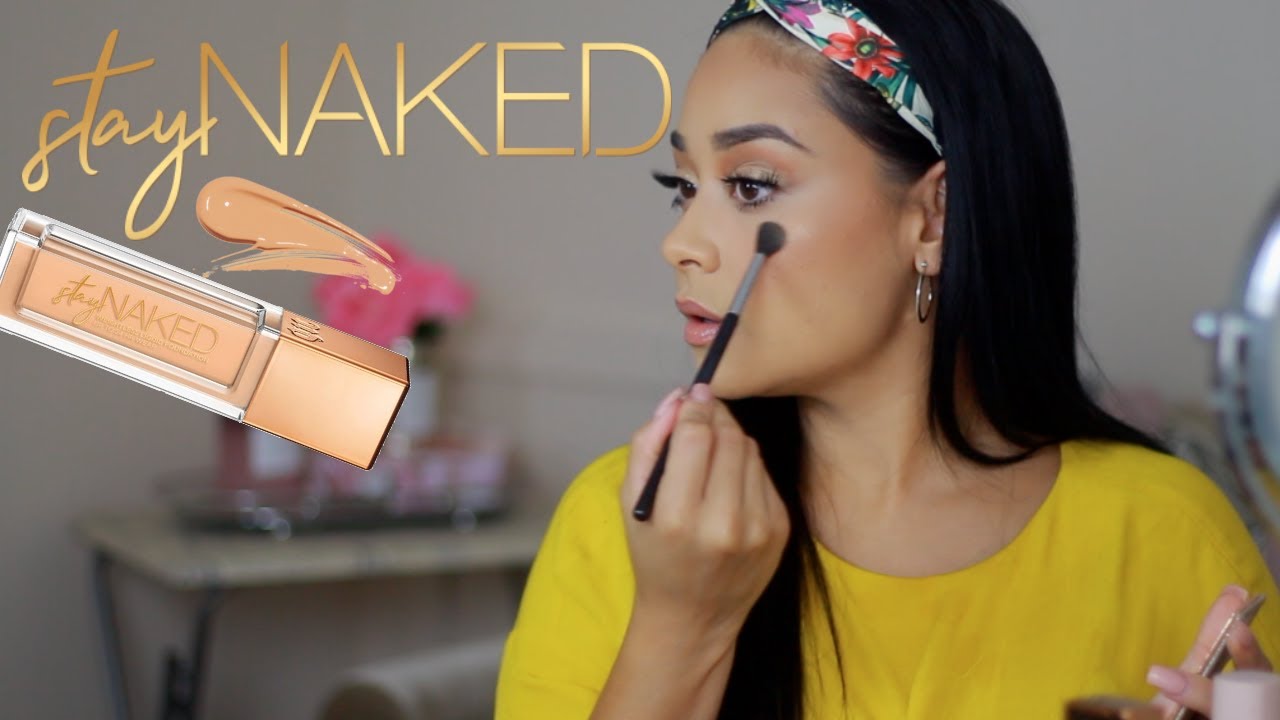 NEW URBAN DECAY STAY NAKED FOUNDATION FULL REVIEW & DEMO