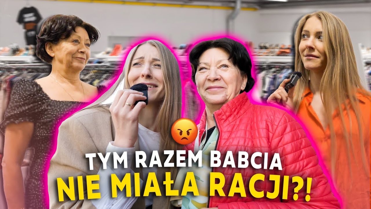 SNEAKERSY PUMA ZA 30 ZŁ ZAMIAST 330 ZŁ?! 😱 *zakupy z babcią i prezent dla mamy w lumpeksie 🎁*
