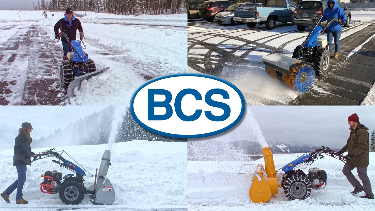 Snow Removal Attachments for BCS Two-Wheel Tractors
