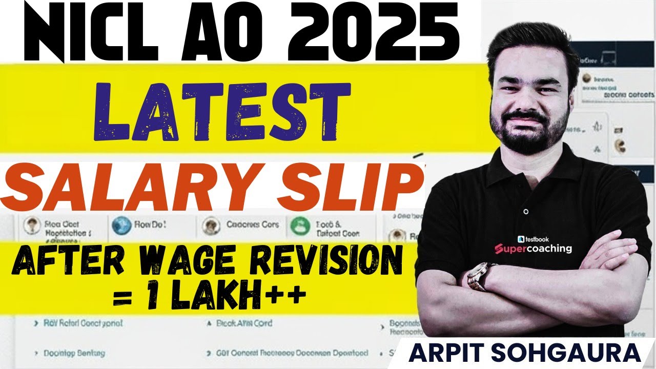 NICL AO Salary 2025 | NICL AO Salary Slip | NICL AO In Hand Salary & Wage Revision |Testbook Banking