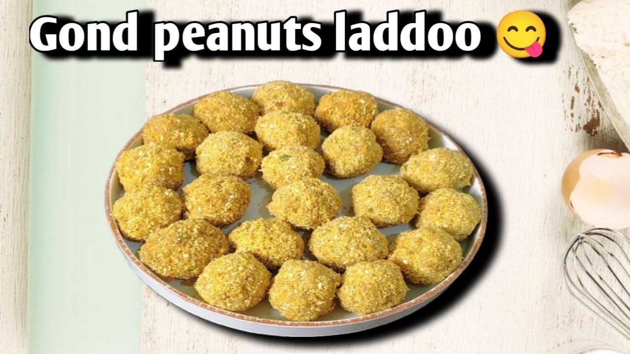 Calcium & Magnesium rich Gond peanuts laddoo 😋