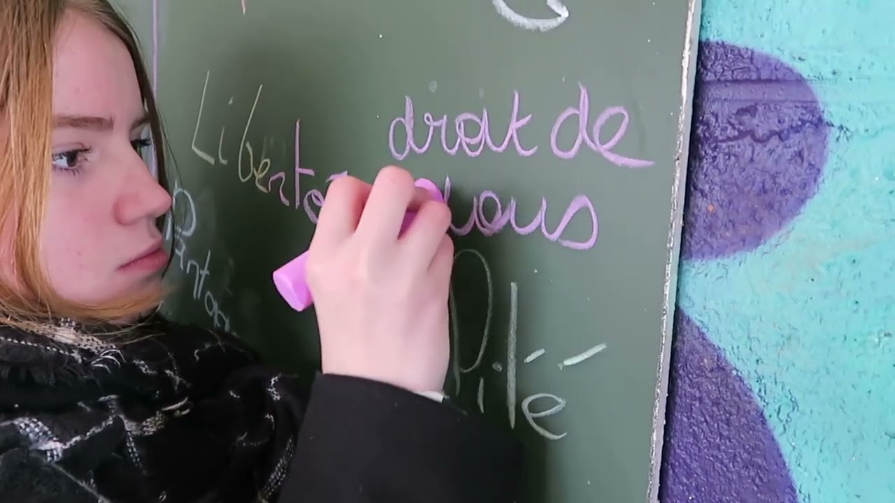 Projet laïcité : mur d'expression - Lycée Agricole de Magnac-Laval