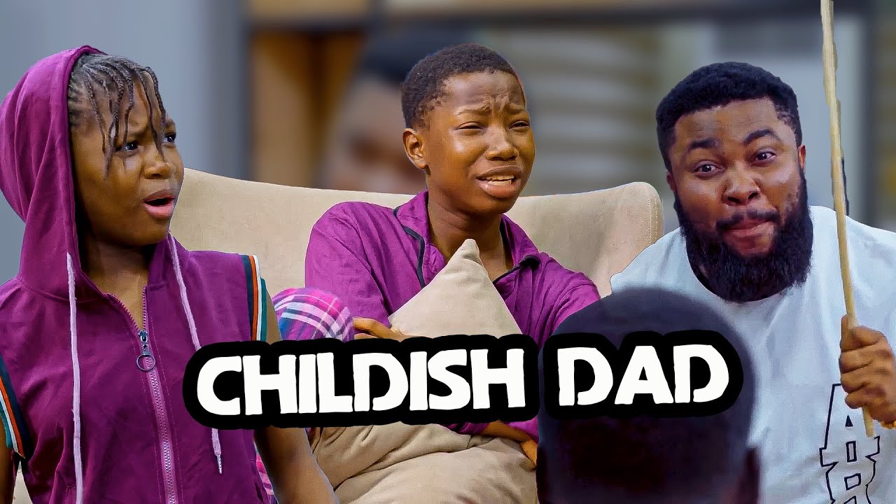 Childish Dad -  MarkAngelComedy | Aunty Success | Living With Dad