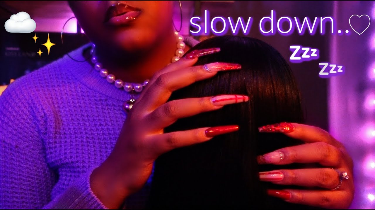 ASMR Scalp Massage to Quiet Your Mind Completely 😴💆🏽‍♀️✨