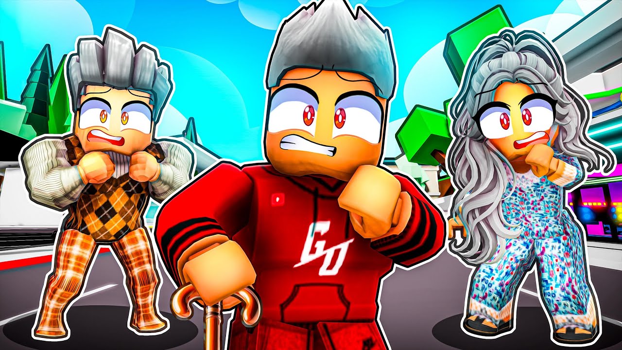DRAMA! KAMI DISUMPAH MENJADI TUA! [Brookhaven RP] (Roblox Malaysia)