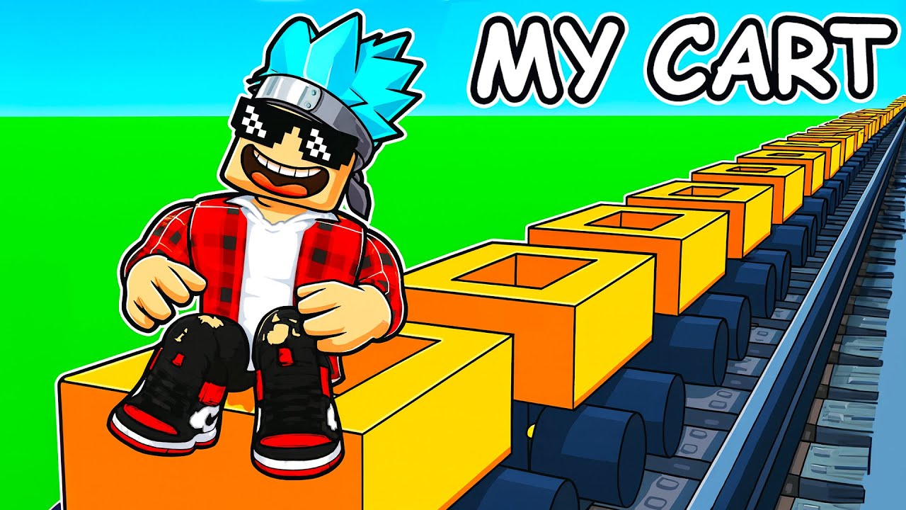 Я построил САМУЮ БЫСТРУЮ тележку в Roblox. Построить тележку.