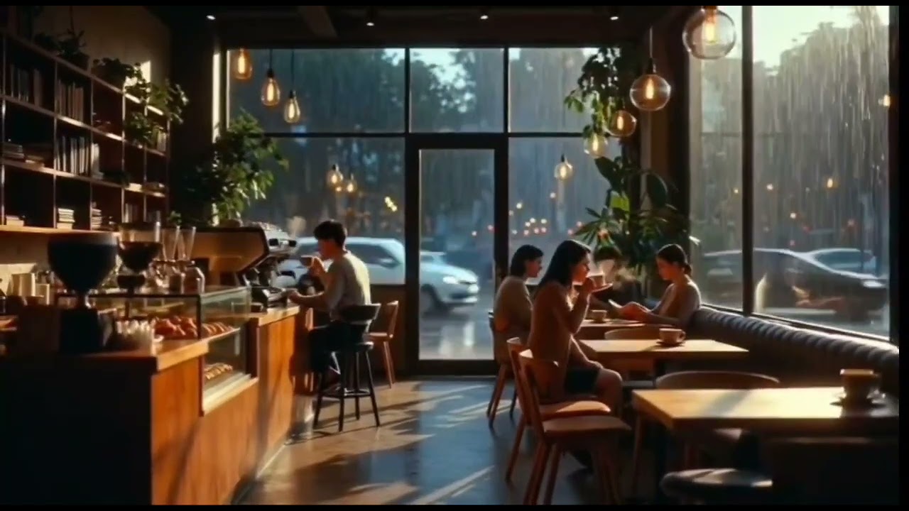 無廣告 一小時不間斷 Lofi music 🎧 提升專注力的輕爵士節奏 遠離喧囂的學習空間​ Rainy Cafe Lofi Jazz Beats for Focus & Study ​#Lofi
