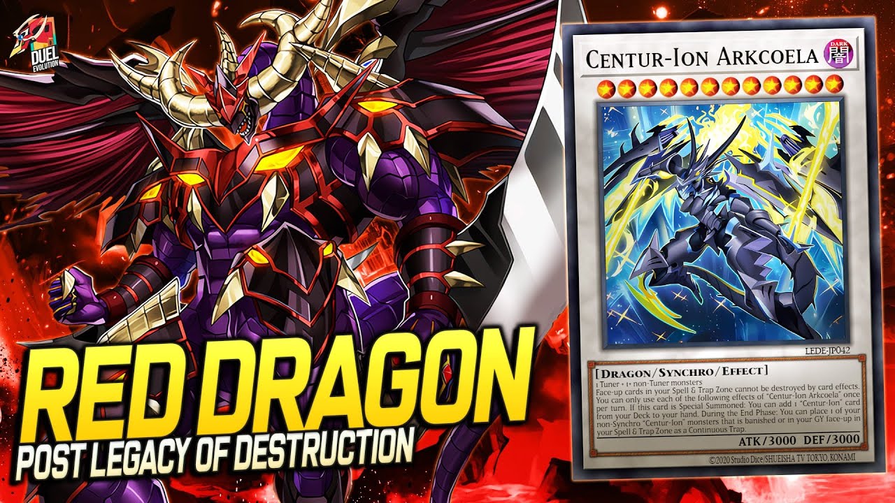 Deck Red Dragon Archfiend Post Legacy of Destruction | EDOPRO | Replays 🎮 + Decklist ✔️