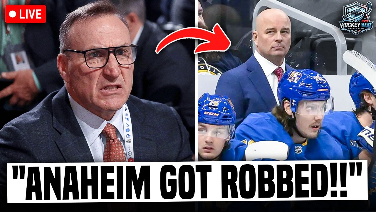🚨3 MINS AGO! Anaheim Ducks Just Robbed By Blues Over The Mason McTavish Trade