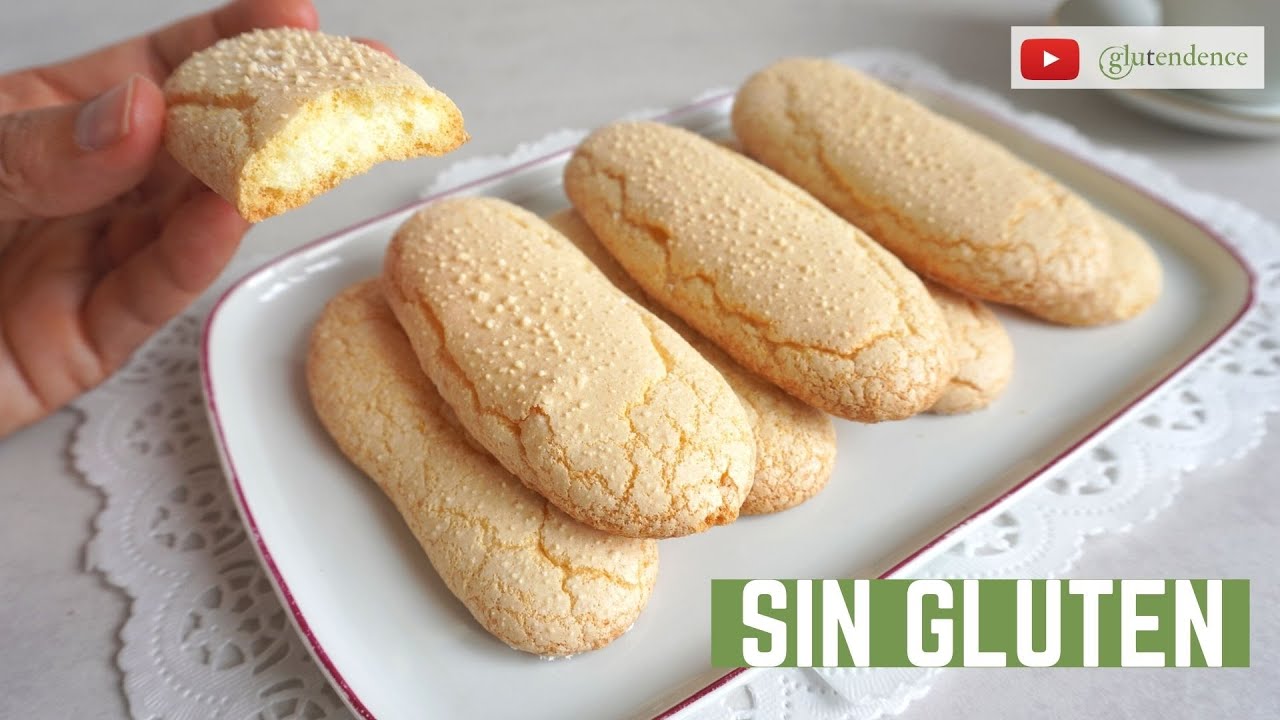 BIZCOCHOS DE SOLETILLA SIN GLUTEN para tiramisú (SAVOIARDI SIN GLUTEN /LADY FINGERS SIN GLUTEN)
