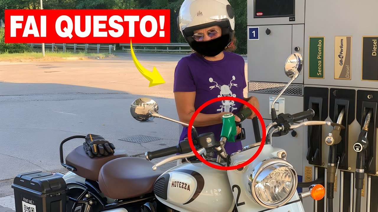 ⚠️Attenzione motociclisti! Non fate QUESTO prima di fare rifornimento (l'80% sbaglia)