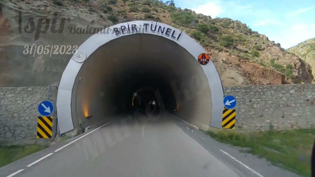İspir Madenköprübaşı Akgüney mevkii Kirazlı Bademli Petekli Kân Köprüköy Kırık tüneli İspiR