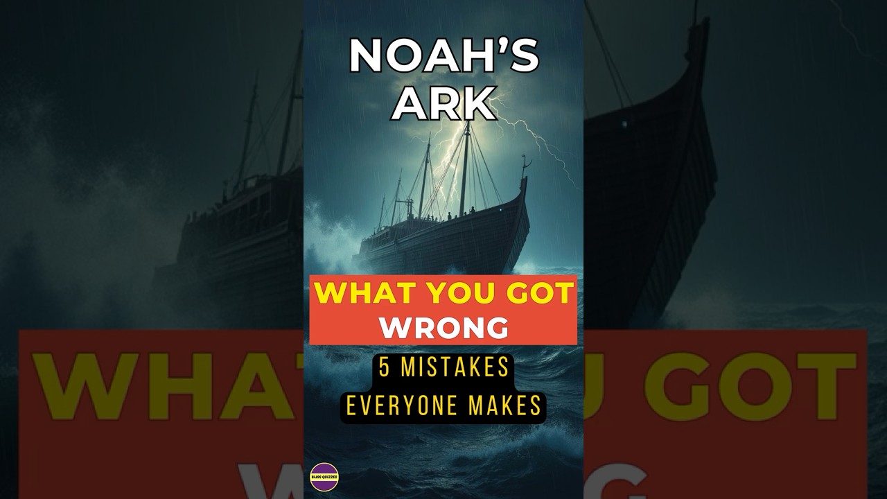 5 Things You Believed About Noah's Ark That Are WRONG! 😱 #shorts