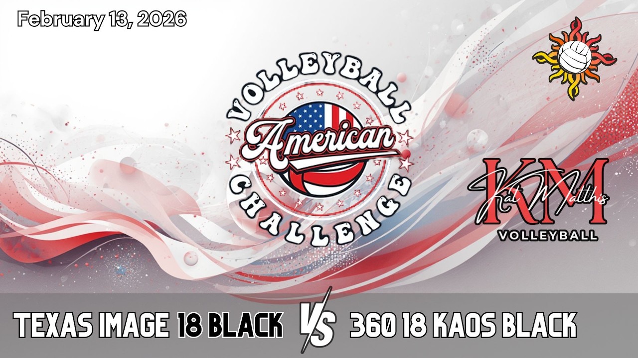 Texas Image 18 Black NT vs 360 18 Kaos Black NT - AVC Nat. Qual | 13, Febuary 2026