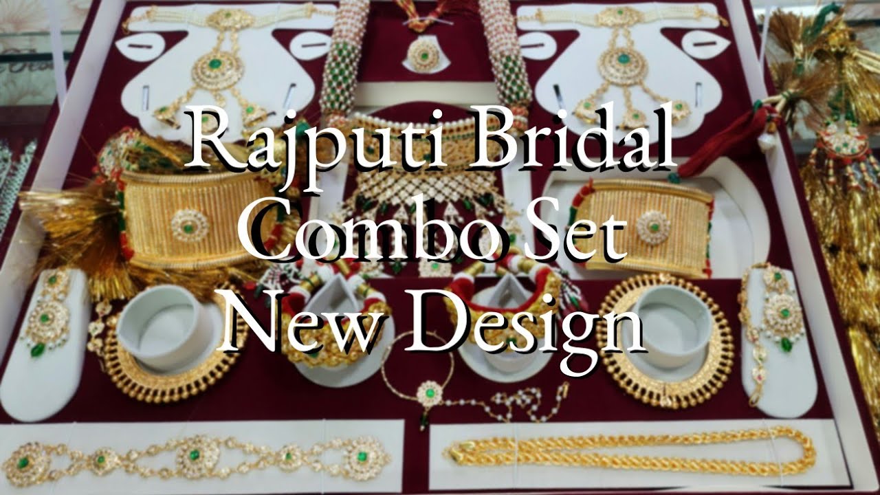 Rajputi Traditional Jewellery Combo Set, Bridal Jewellery Rajasthani Jewellery Design Rajputi