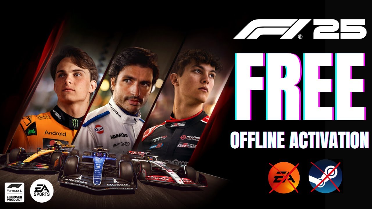 F1 25 Offline Activation Guide 🔒  | Fast & Easy Setup (2025)