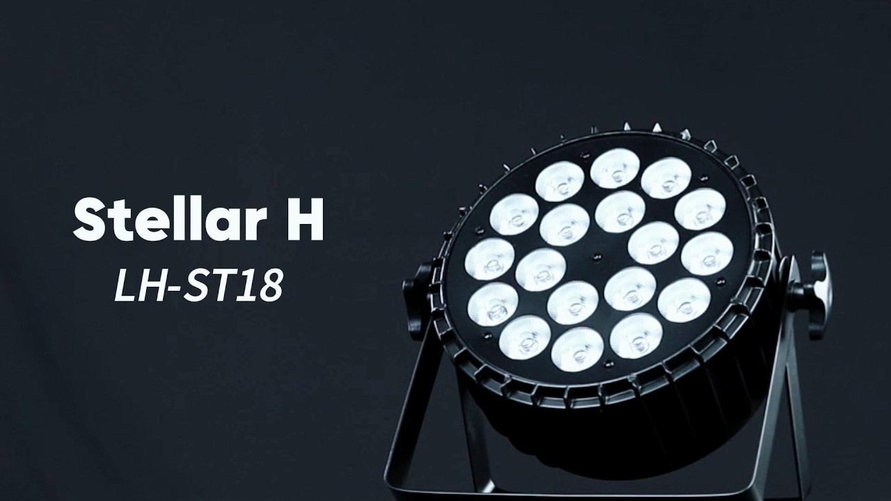 Stellar H, LH-ST18 indoor Par light! Thin and lightweight design! #stagelighting #parlight #leahua