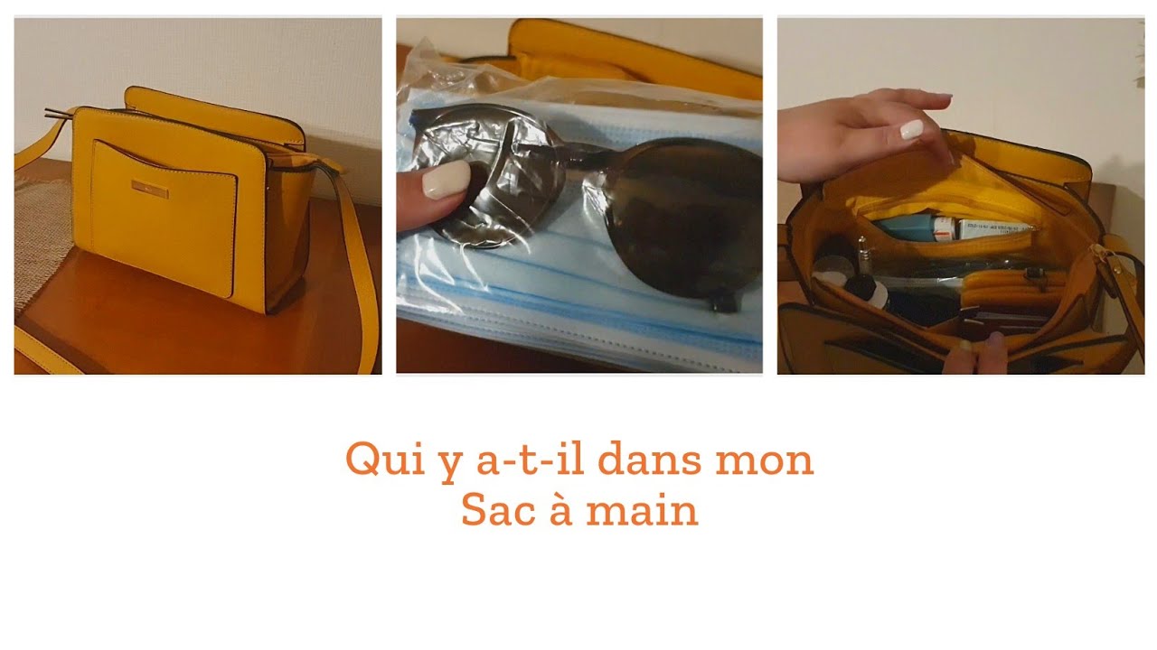 MES INDISPENSABLES DANS MON SAC À MAIN// WHAT'S IN MY BAG