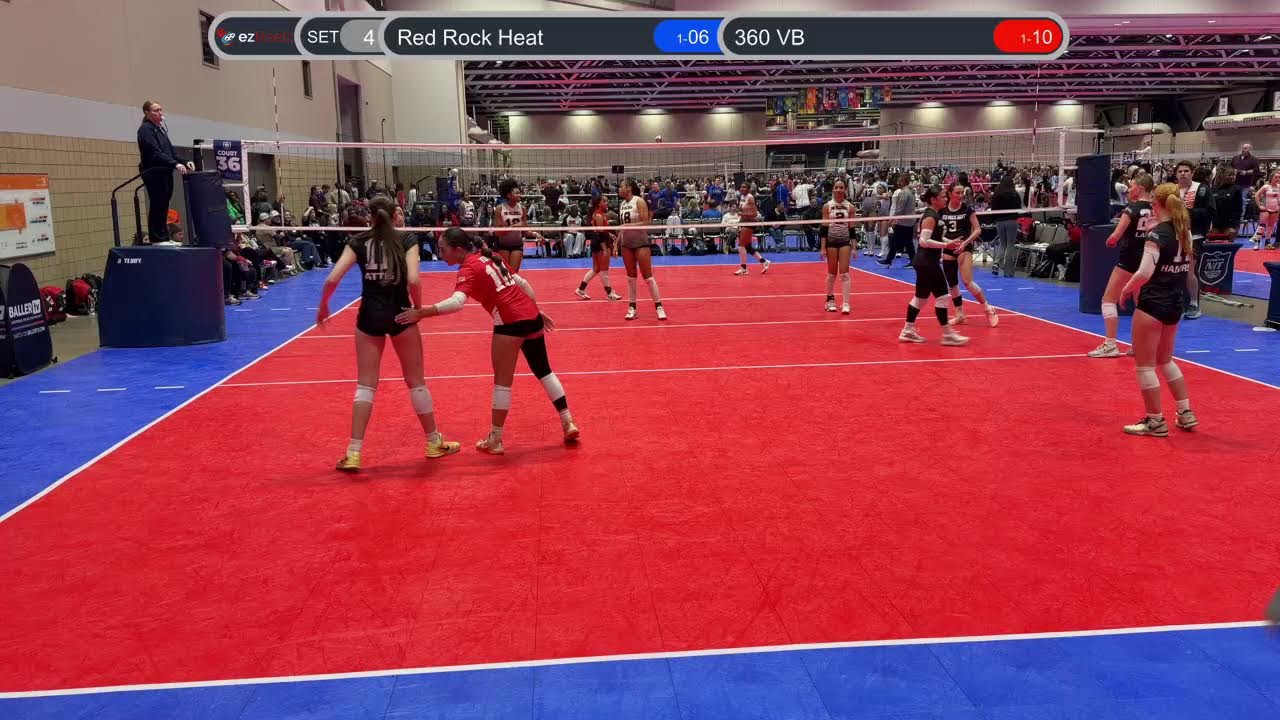 Red Rock Heat vs 360 VB, 2026-02-15, Day 2, Match 4, 1st Set 2026 NIT Kansas - Day 2, Match 4