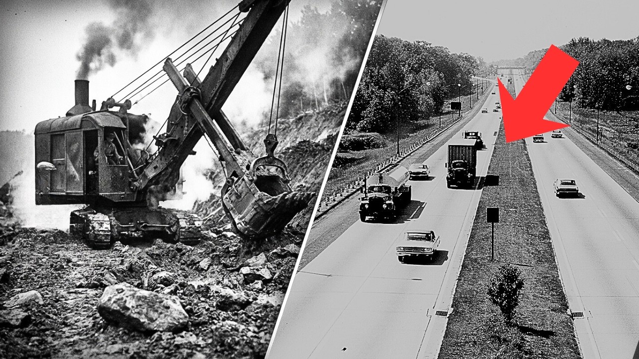 How Roads Were Actually Built A Century Ago - Powerful Machines At Work