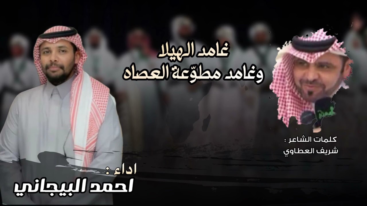 شيلة غامد الهيلا || كلمات:شريف العطاوي || أداء:أحمد البيجاني