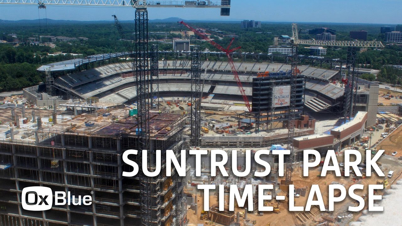 Atlanta Braves SunTrust Park Time-Lapse