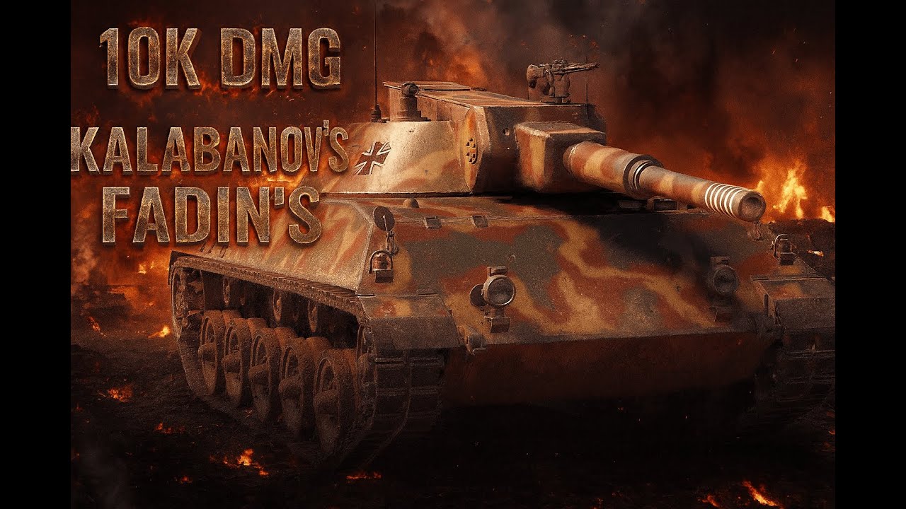 Rhm.Pzw WoT 2.0 : 10K Damage : 9 Kills : Kalabanov's Medal : Fadin's Medal
