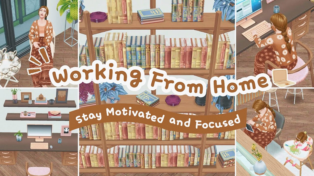 Working From Home With A Baby 👩🏻‍💻👶🏻 | The Sims Freeplay