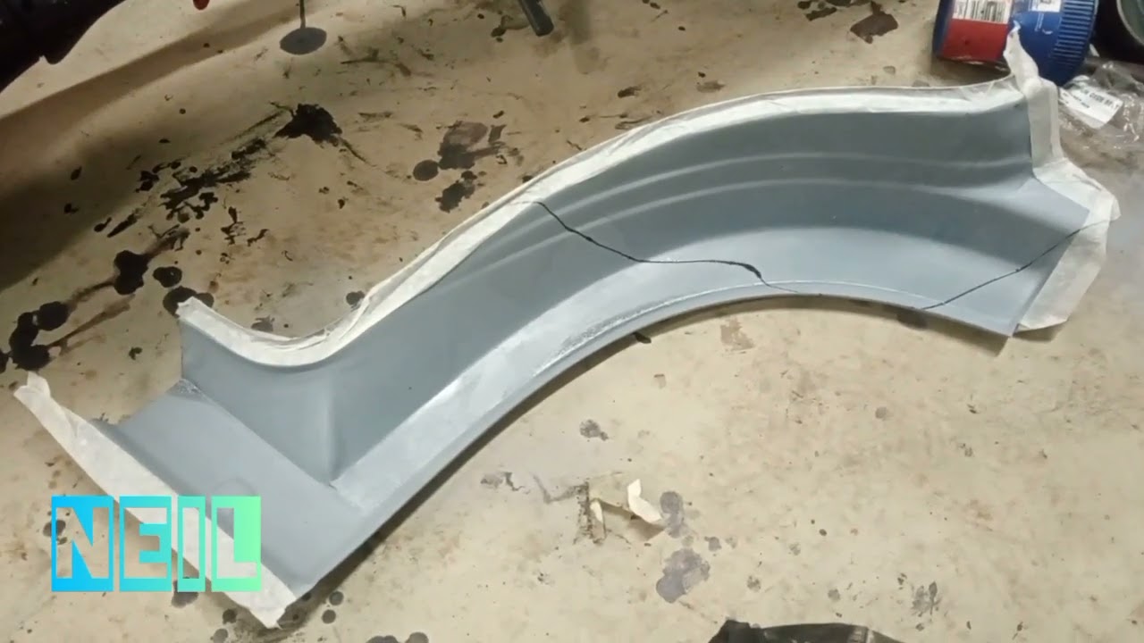 Fixing my very rusty Volkswagen T4. Part 31. B pillar repair and outer arch