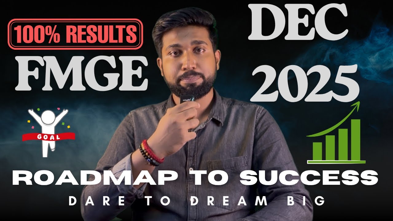 FMGE December 2025 Roadmap: Crack It in First Attempt! 💯 #fmge #fmge2025 #neet #neetpg #mbbs #study 