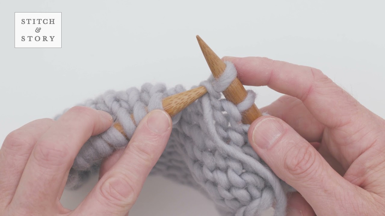 HOW TO UNDO A PURL STITCH - KNITTING TUTORIAL
