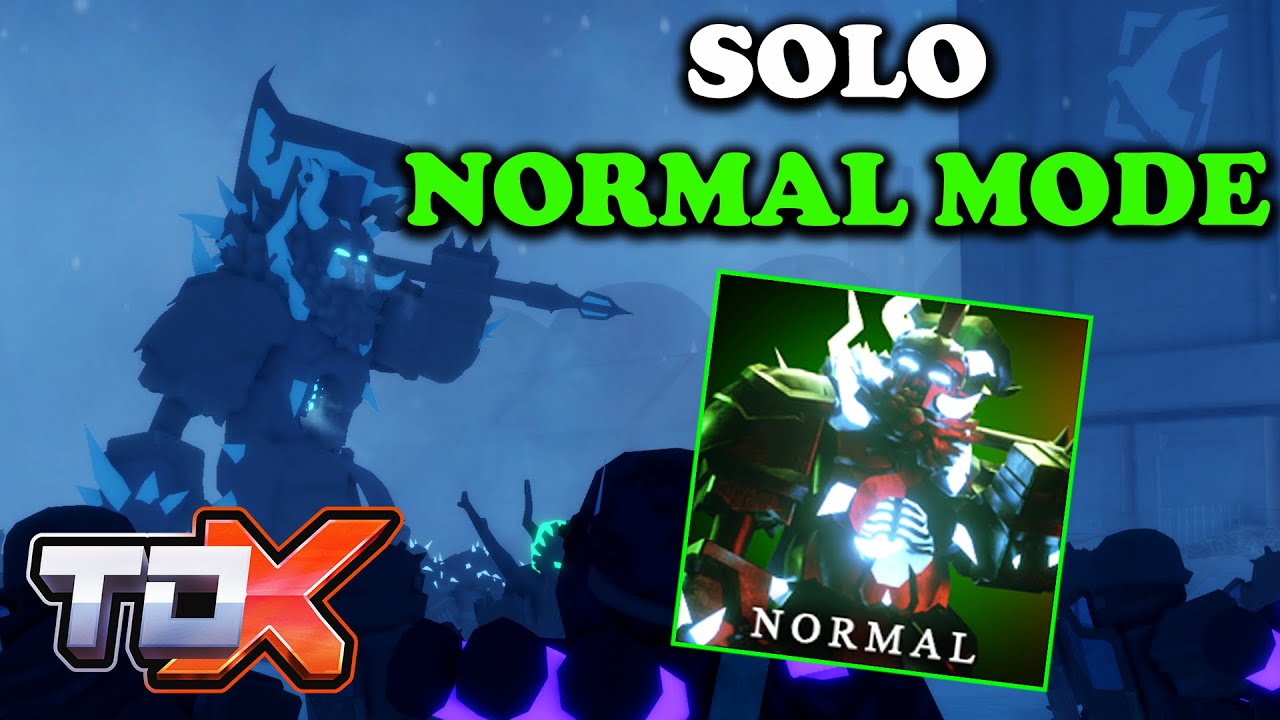 SOLO Normal mode in Chapter 2 TDX Christmas event! | Roblox Tower Defense
