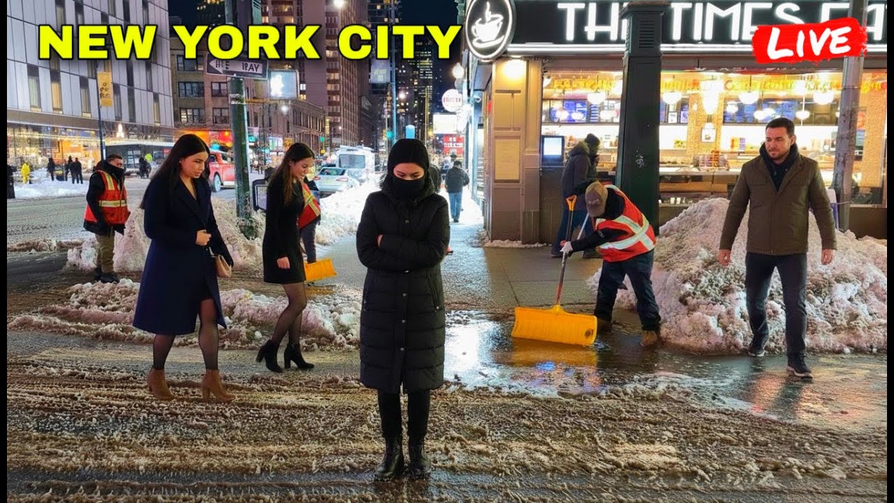 IRL DEEP FREEZE 🥶 New York City Wednesday Evening Walk In Manhattan (28th January 2026)