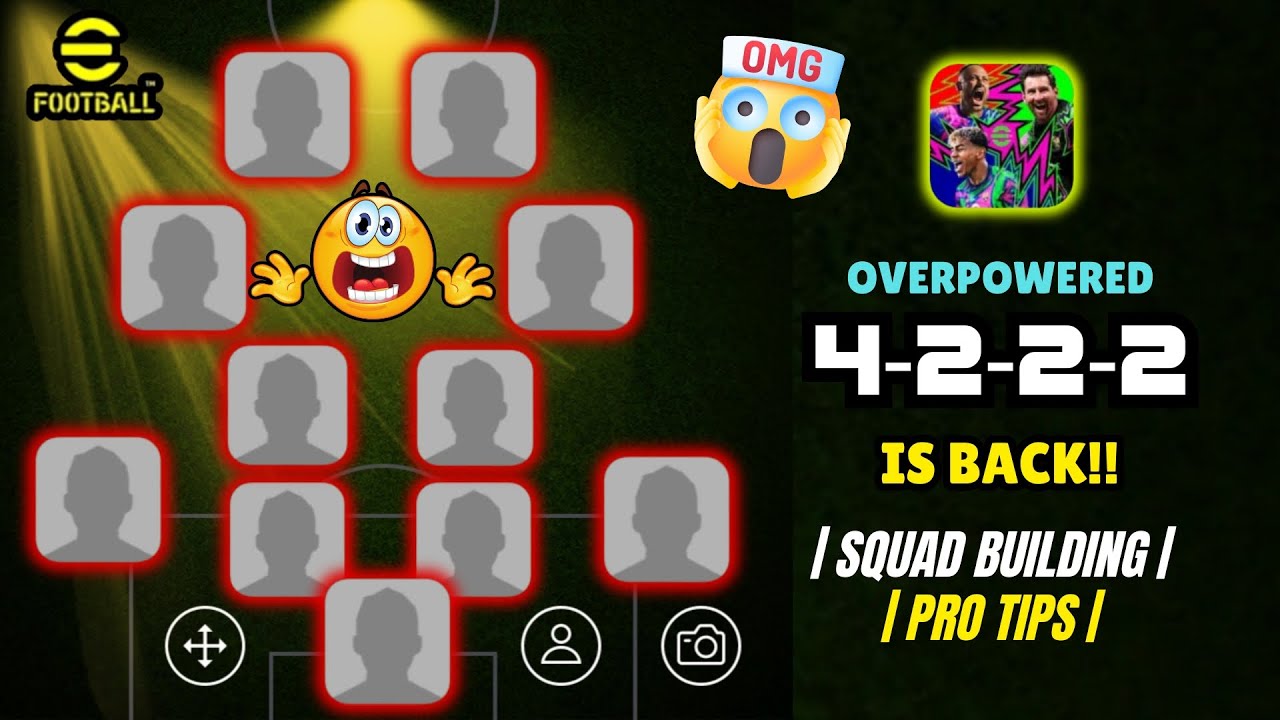 BEST 4-2-2-2 Formation in eFootball 2026 Mobile 🔥 Default Setup + Pro Tips